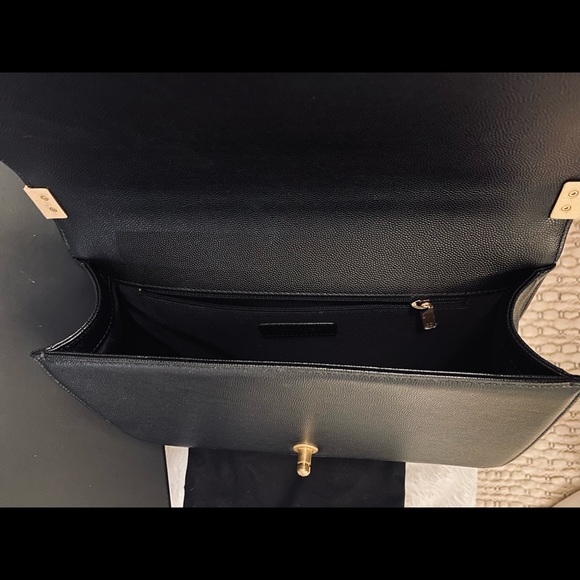 Chanel Boy Bag in Quilted Caviar Black with GHW - Picture 10 of 12